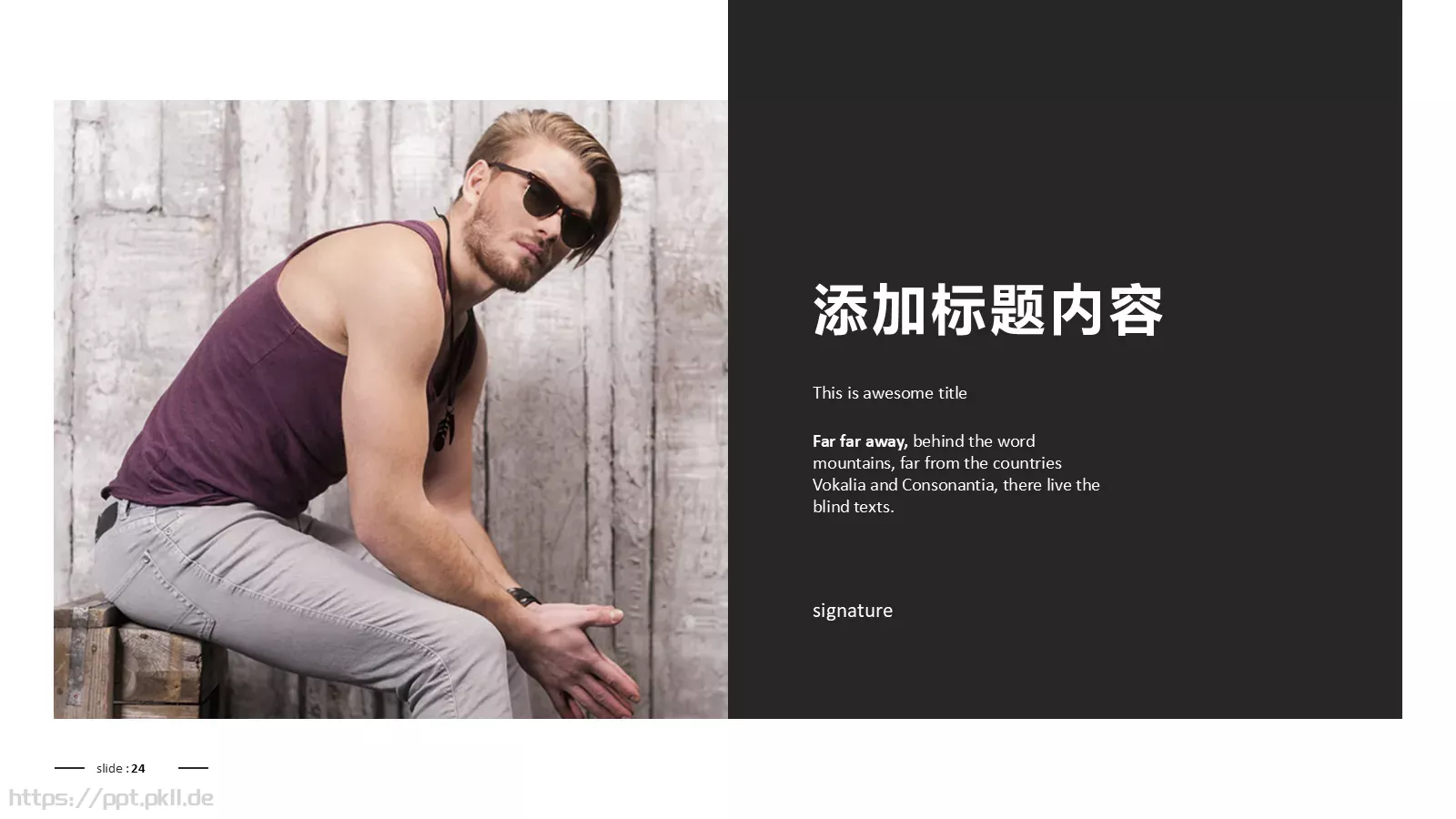 高端时尚品牌宣传PPT模板 第 24 页预览图