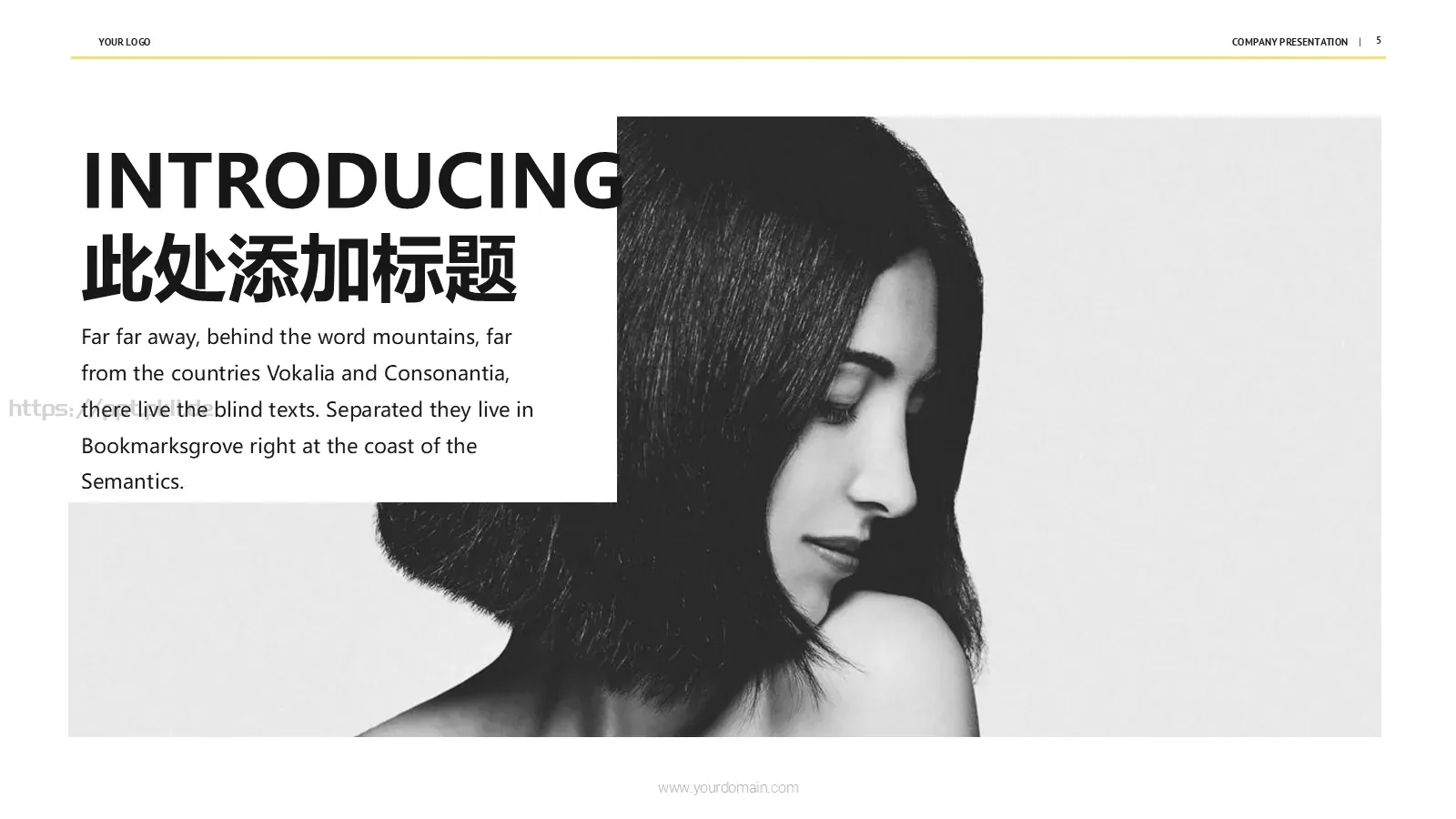 时尚画报图册PPT模板 第 5 页预览图