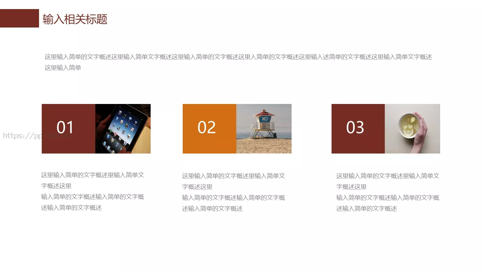 树叶简约总结计划PPT模板 第 15 页预览图