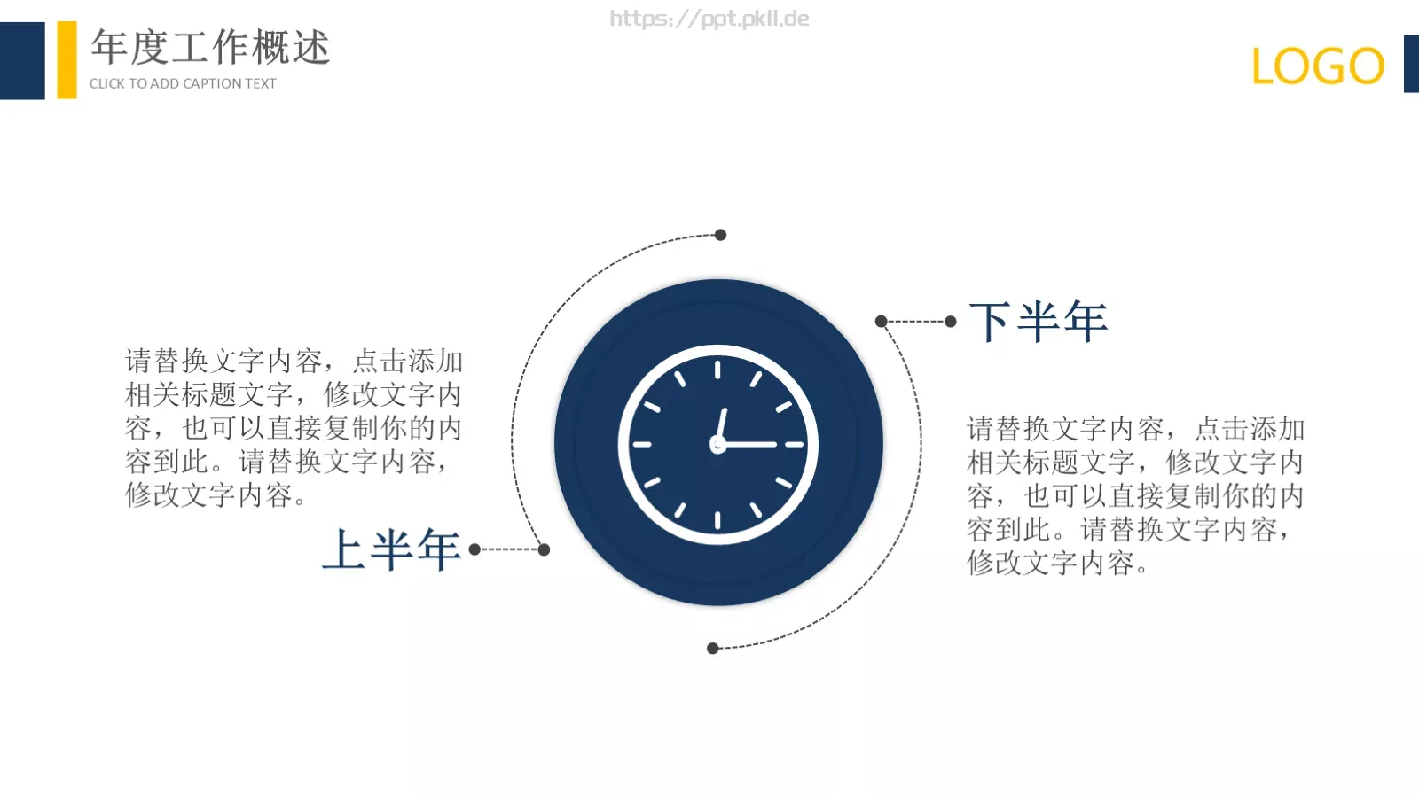 完整框架年终工作总结PPT模板 第 7 页预览图