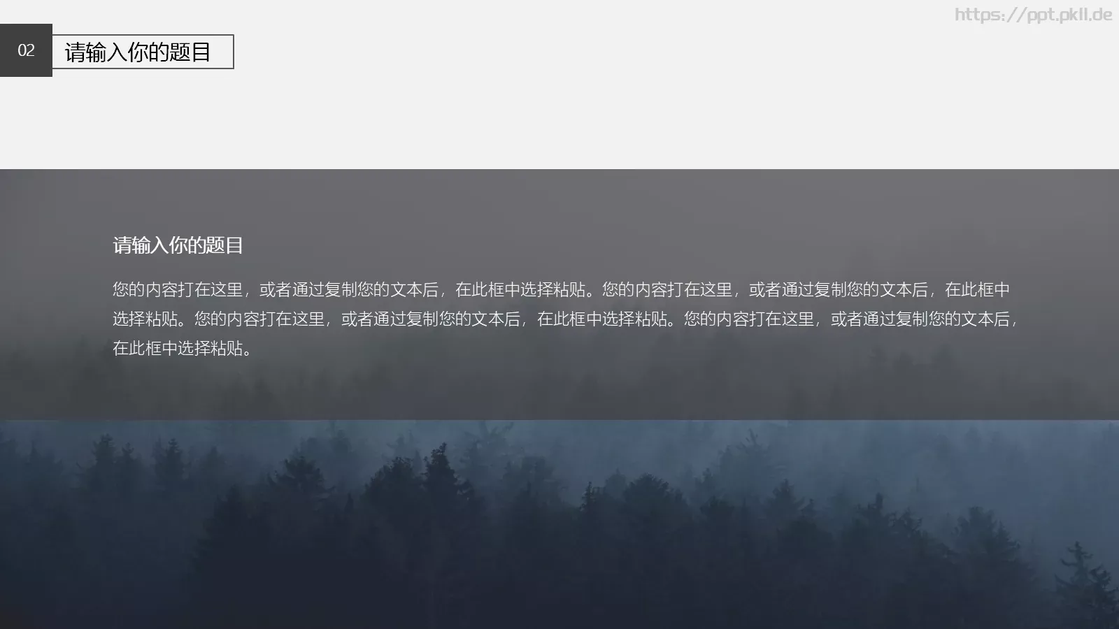 黑白极简工作汇报PPT模板 第 9 页预览图