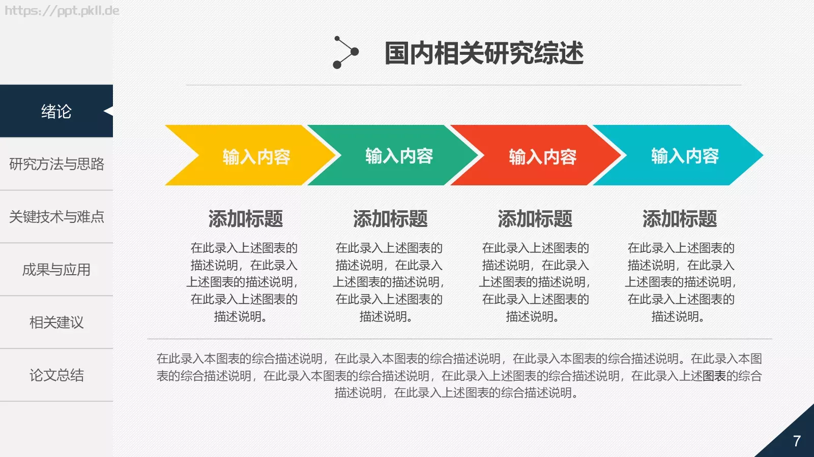 论文答辩动态PPT模板 第 7 页预览图