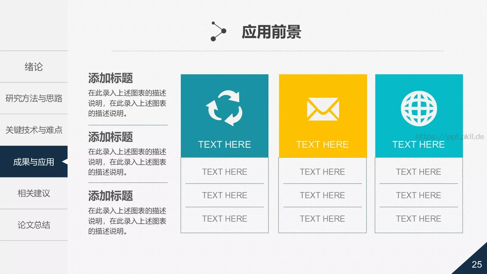 论文答辩动态PPT模板 第 25 页预览图