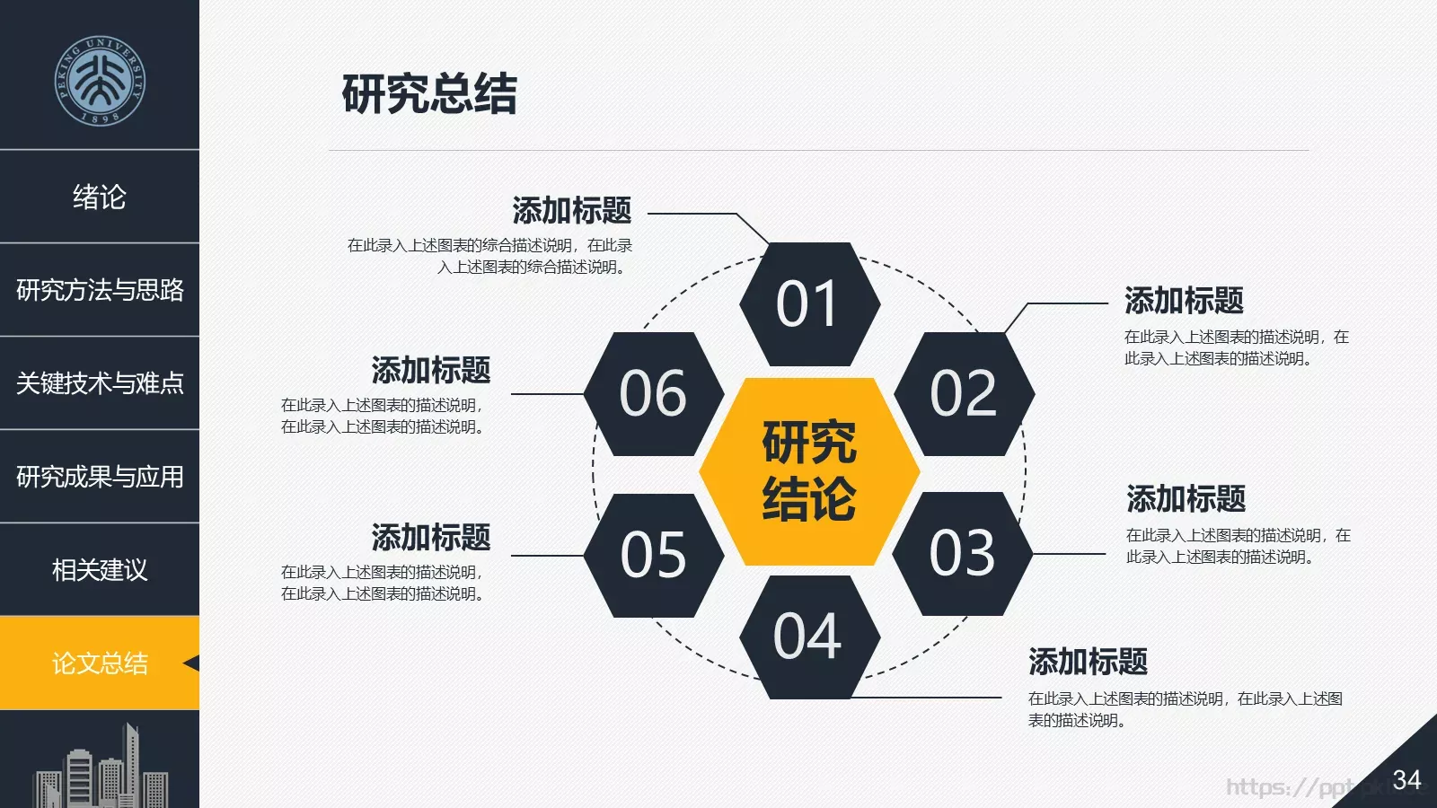毕业论文答辩PPT模板 第 34 页预览图