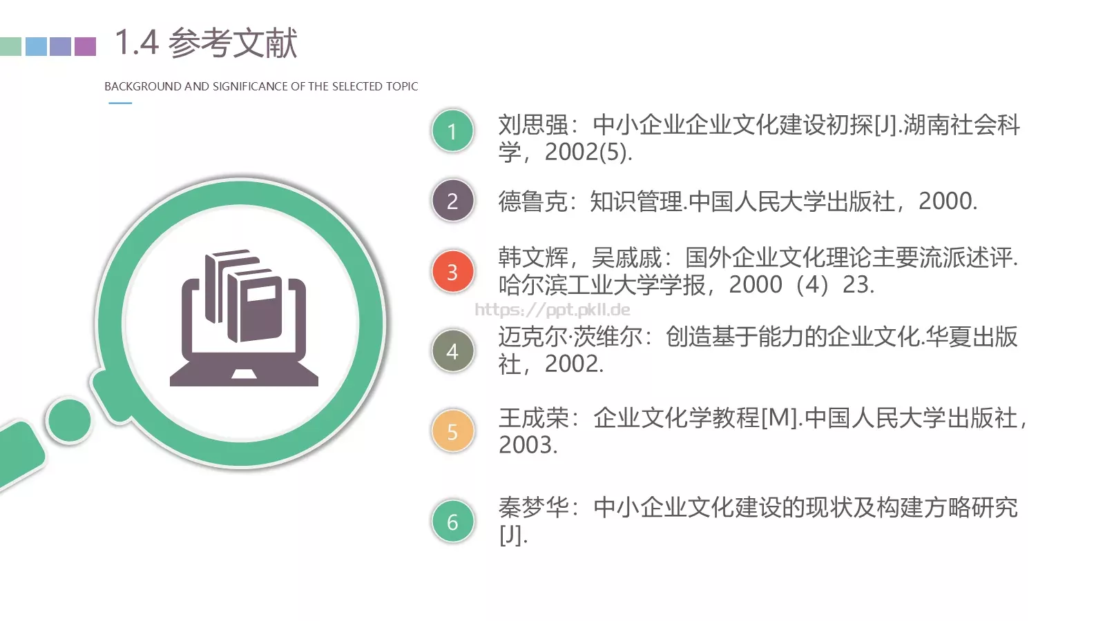论文毕业答辩PPT模板 第 7 页预览图