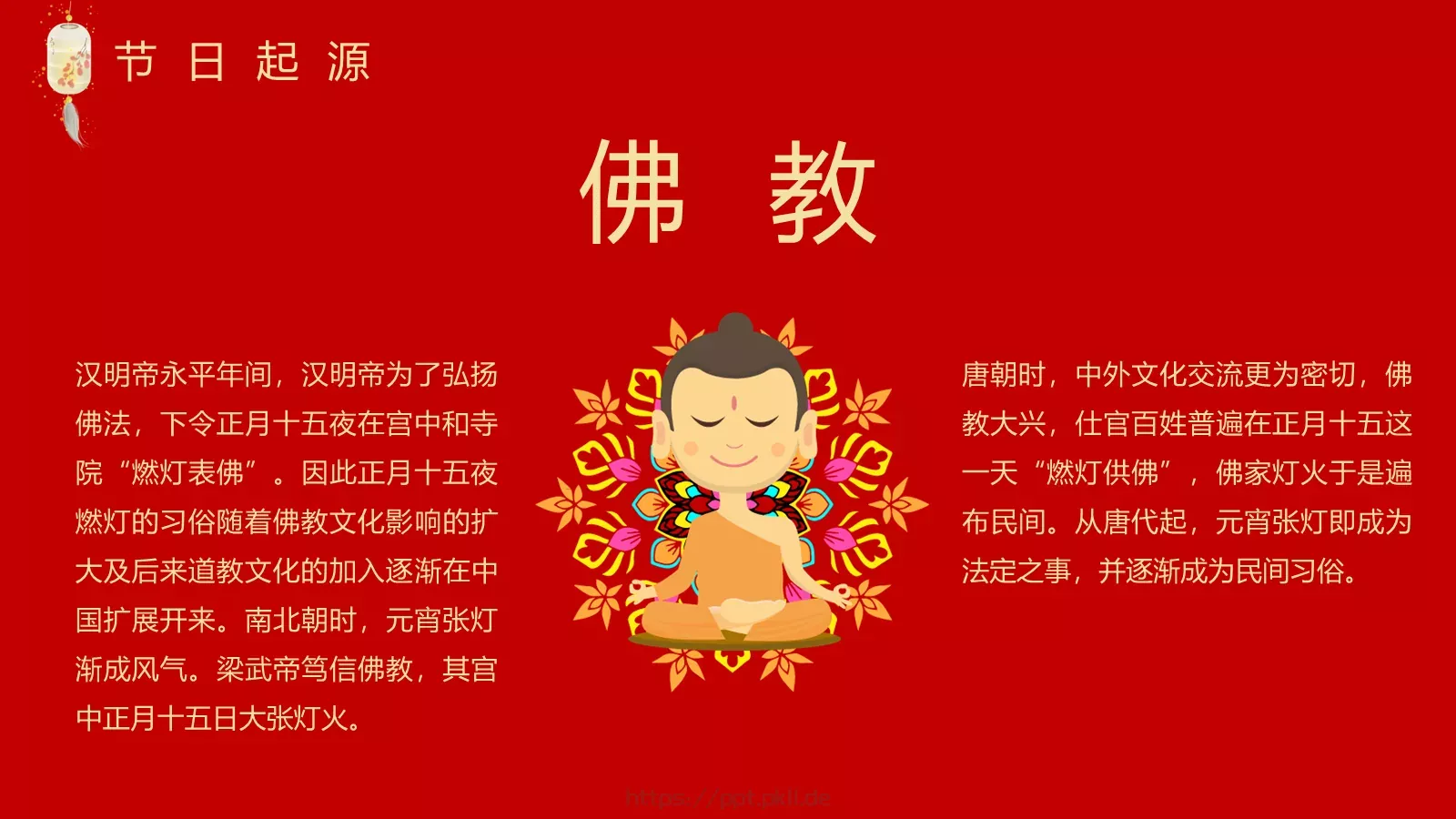 传统佳节介绍PPT模板 第 5 页预览图