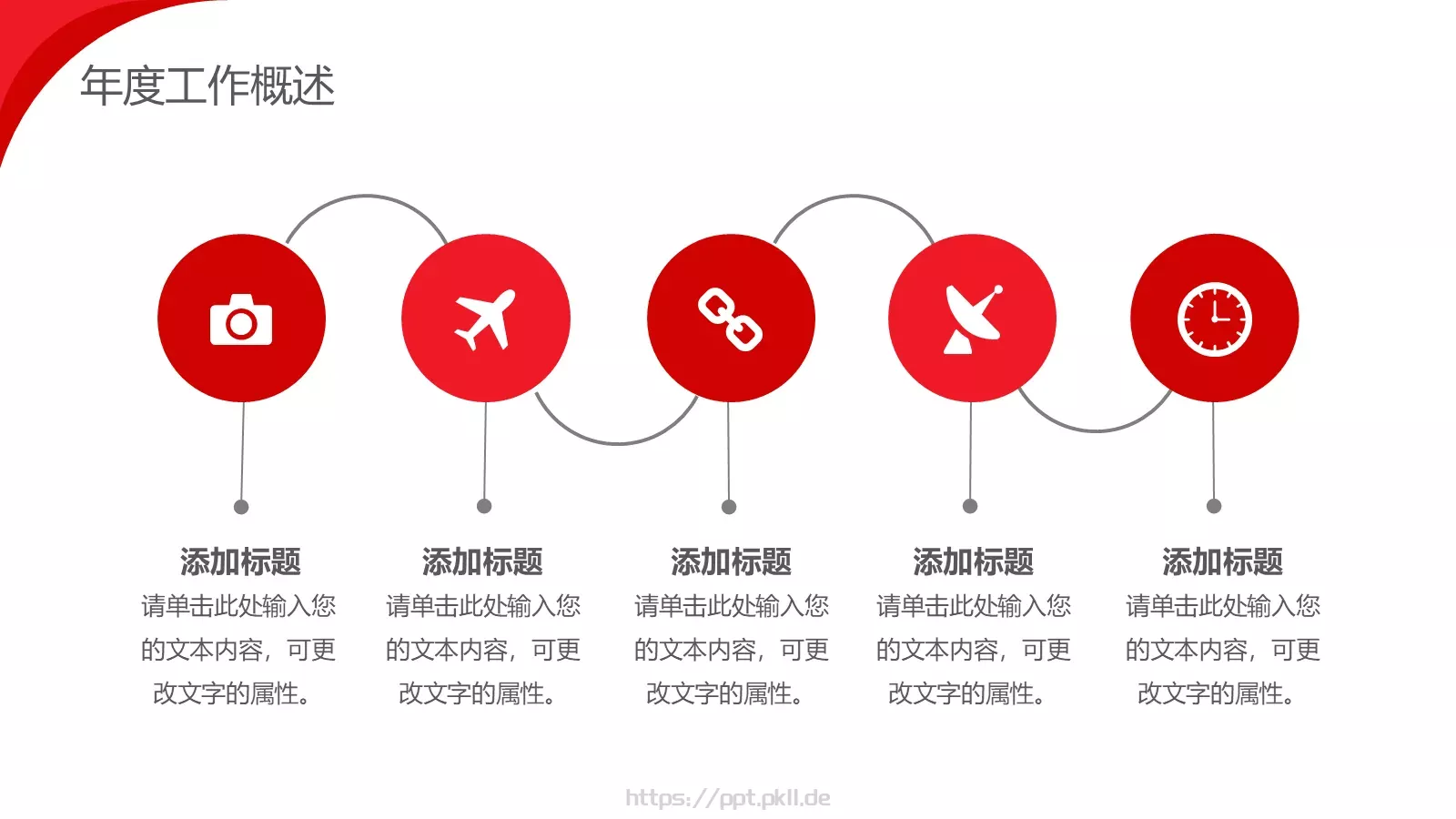 企业年终汇报PPT模板 第 6 页预览图