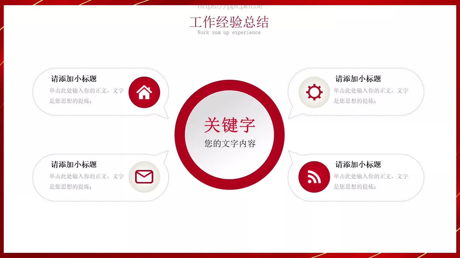 年终工作总结与新年工作计划PPT模板 第 14 页预览图