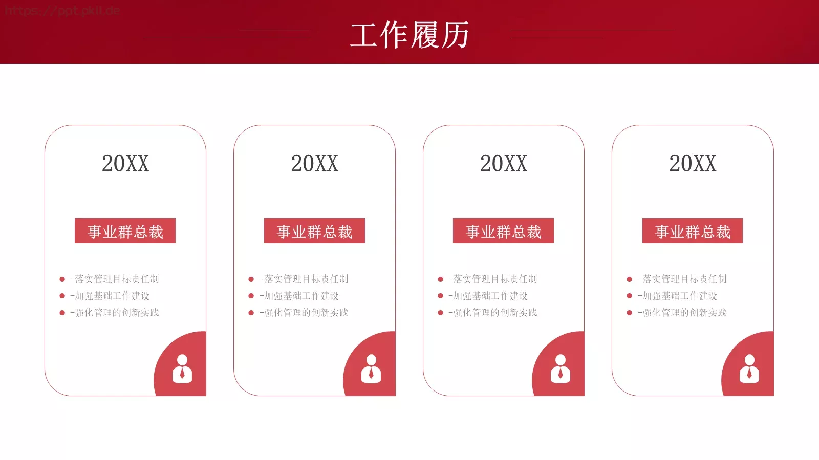 竞聘述职PPT模板 第 4 页缩略图