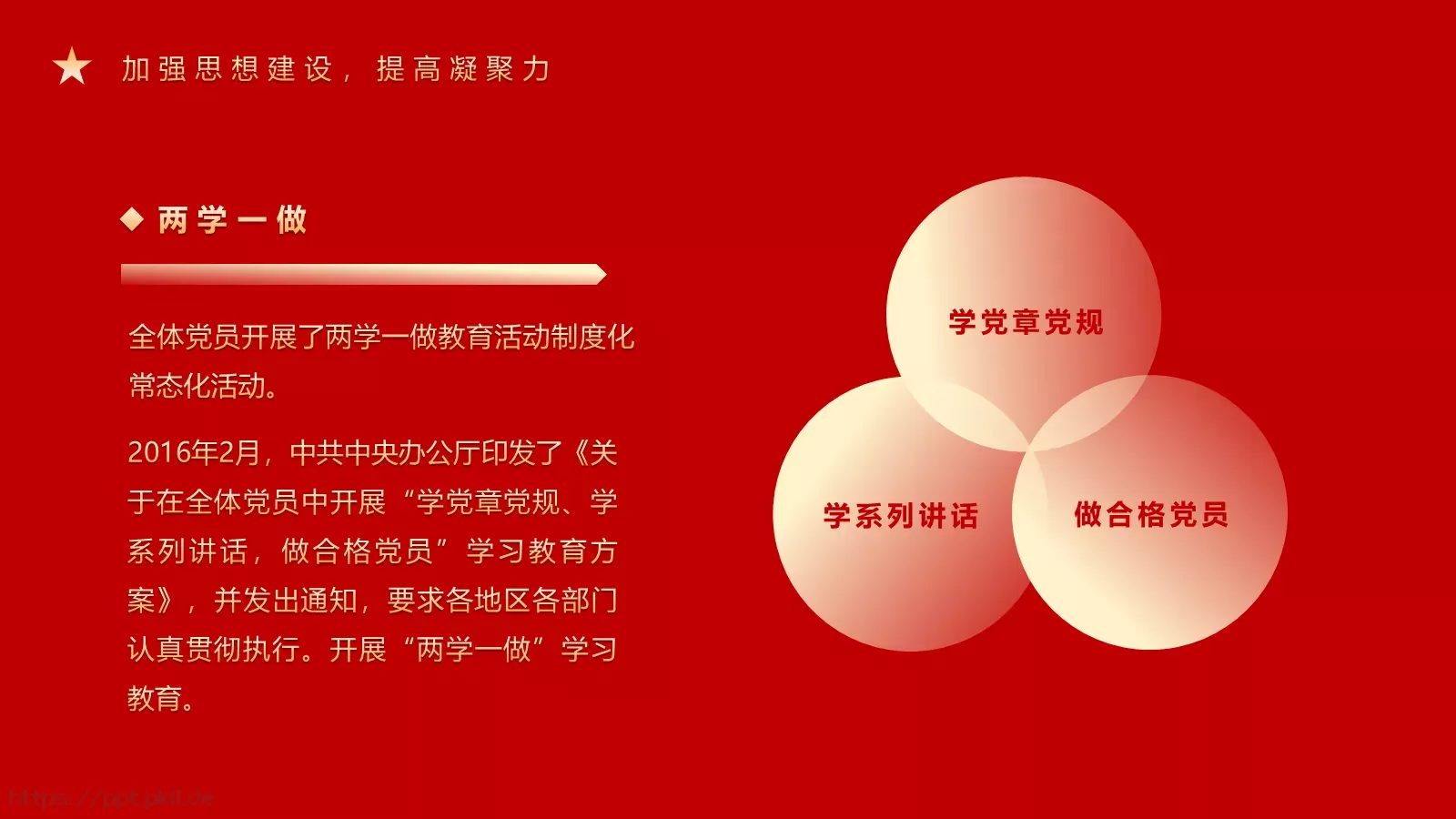 支部年终工作总结PPT模板 第 7 页预览图