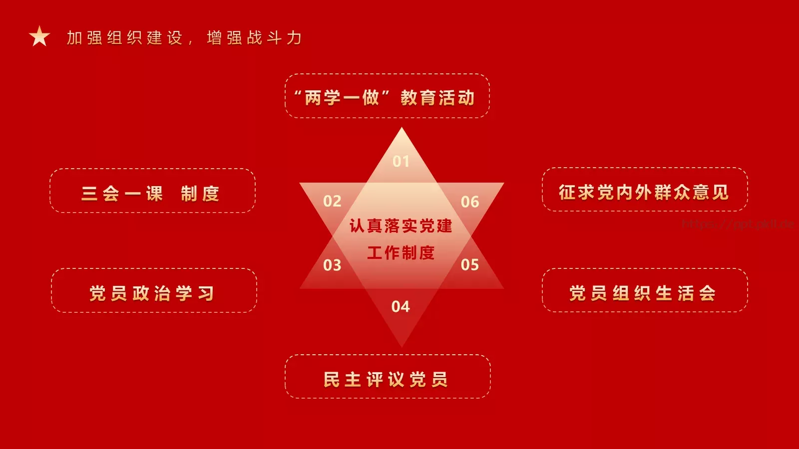 支部年终工作总结PPT模板 第 11 页预览图