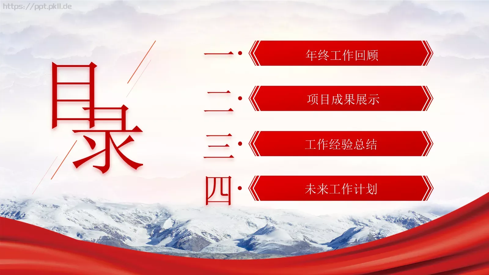 竞聘述职汇报PPT模板 第 2 页缩略图
