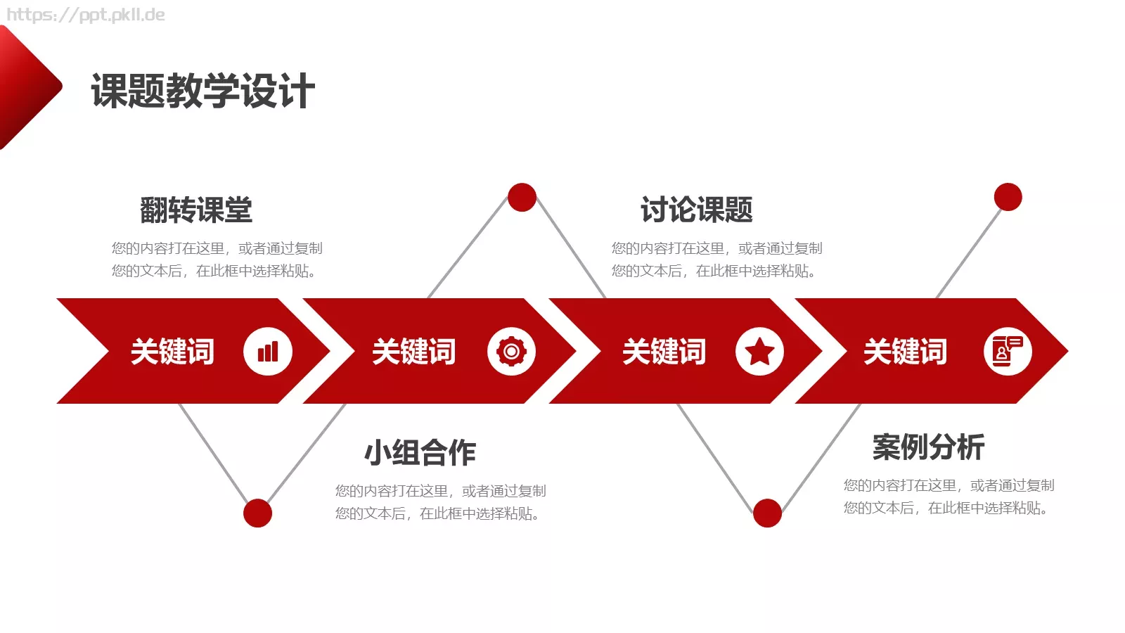 教学说课稿汇报PPT模板 第 13 页预览图