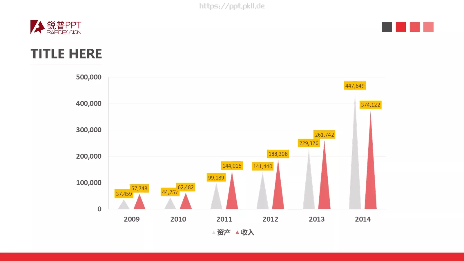 通用模板红色极简通用 第 11 页预览图