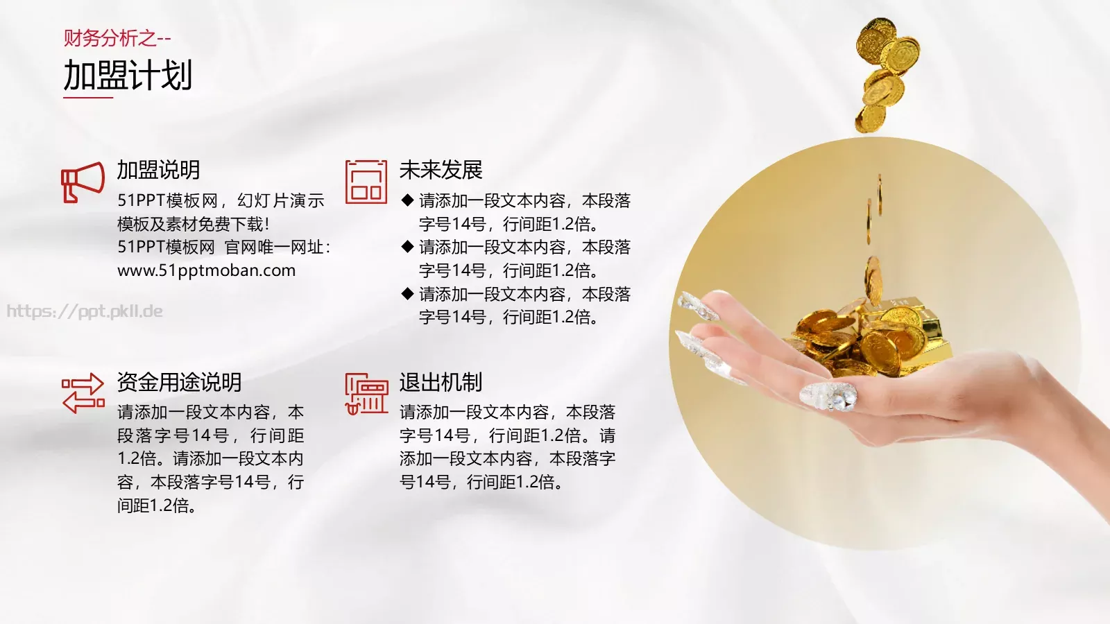 招商加盟项目书PPT模板 第 9 页预览图