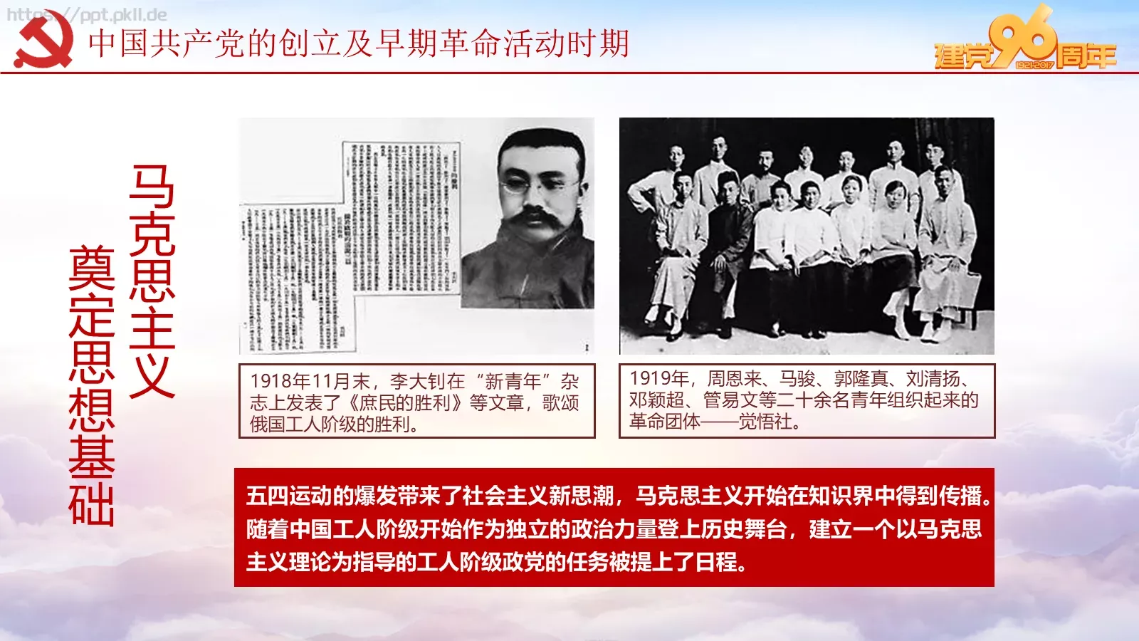 纪念中国共产党建党党史专题党课课件 第 12 页预览图