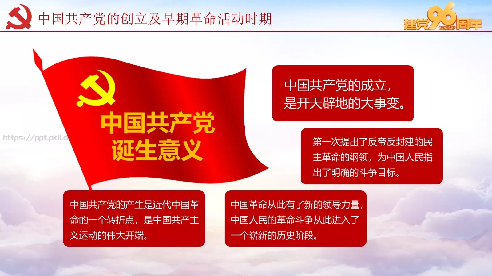 纪念中国共产党建党党史专题党课课件 第 16 页预览图