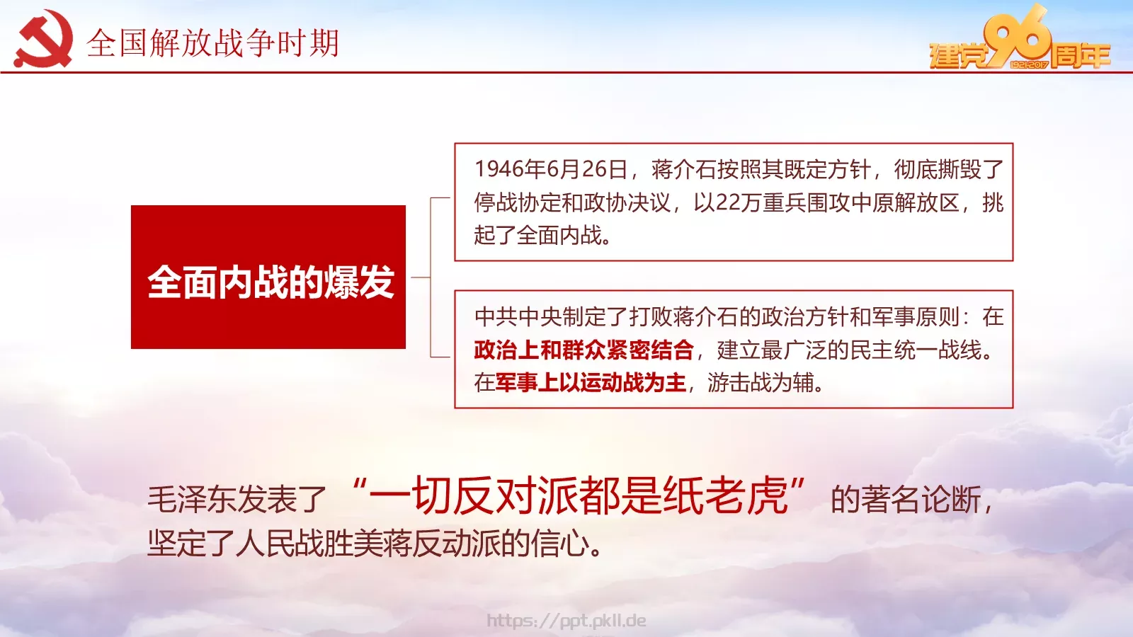 纪念中国共产党建党党史专题党课课件 第 39 页预览图