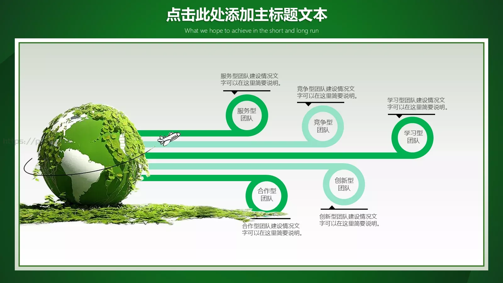 低碳环保绿色出行PPT模板 第 20 页预览图