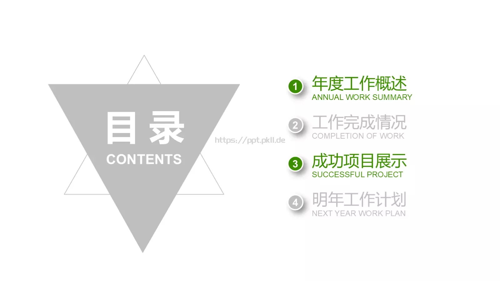 绿色节能环保PPT模板 第 2 页缩略图