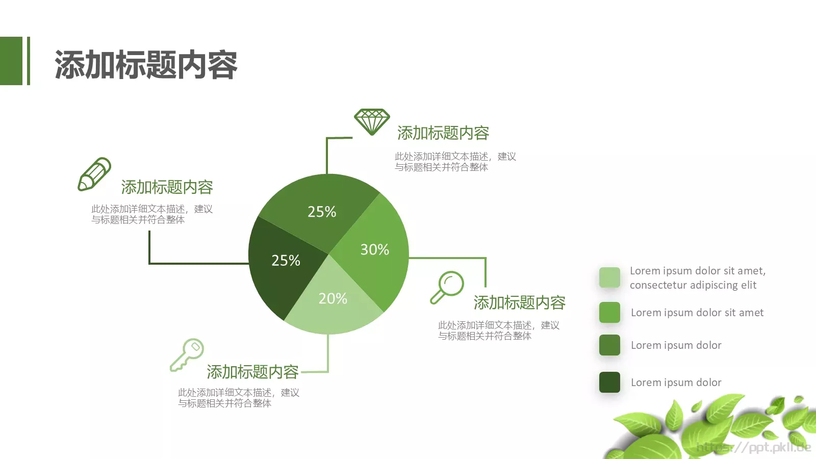绿色环保低碳PPT模板 第 16 页预览图