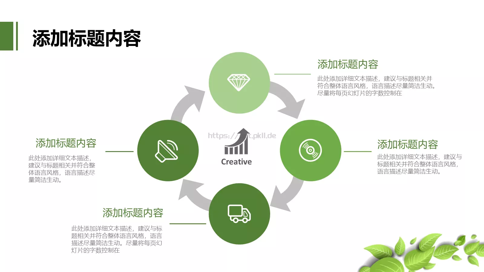绿色环保低碳PPT模板 第 15 页预览图