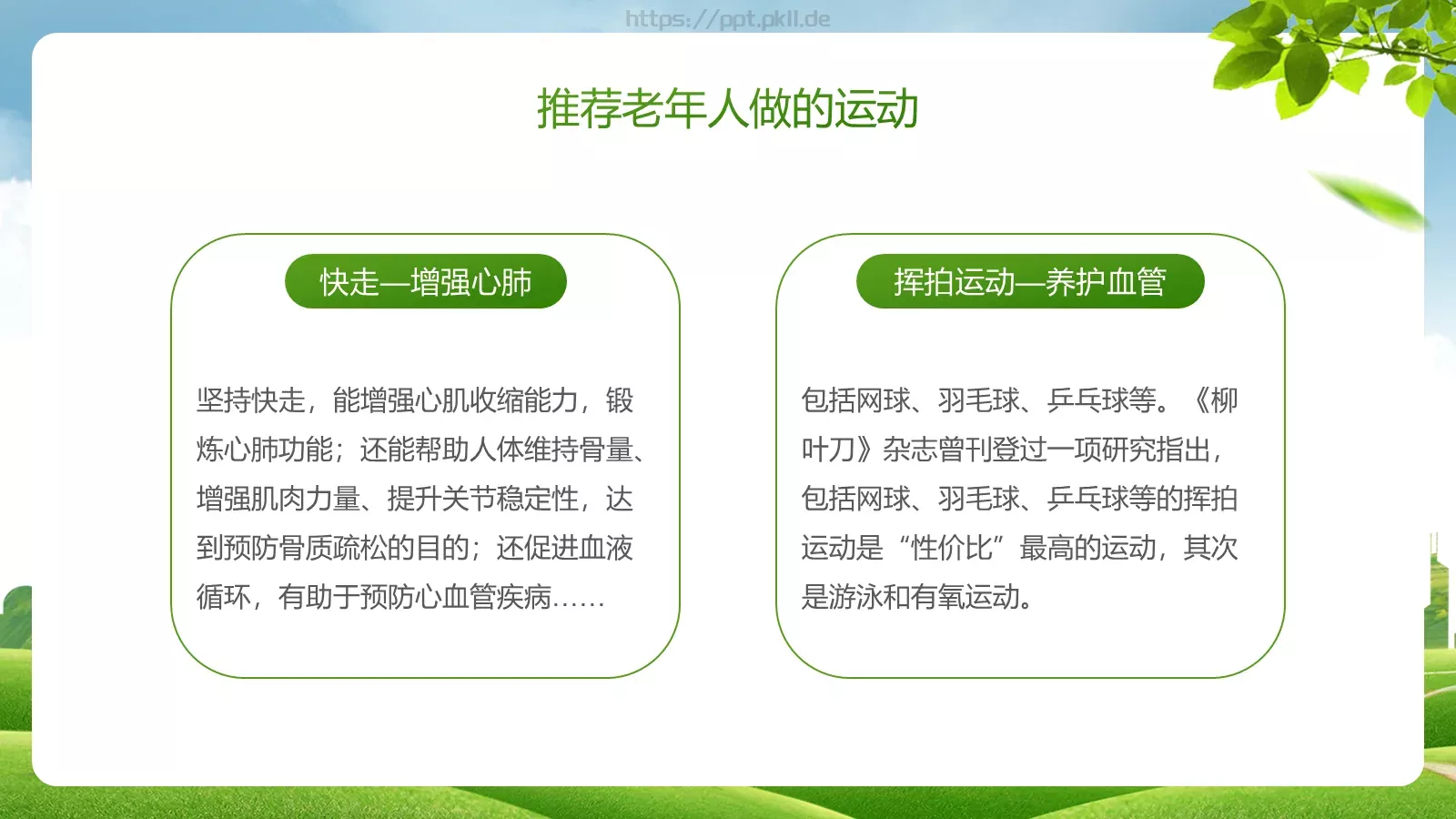 老年健康宣传周主题PPT模板 第 21 页预览图