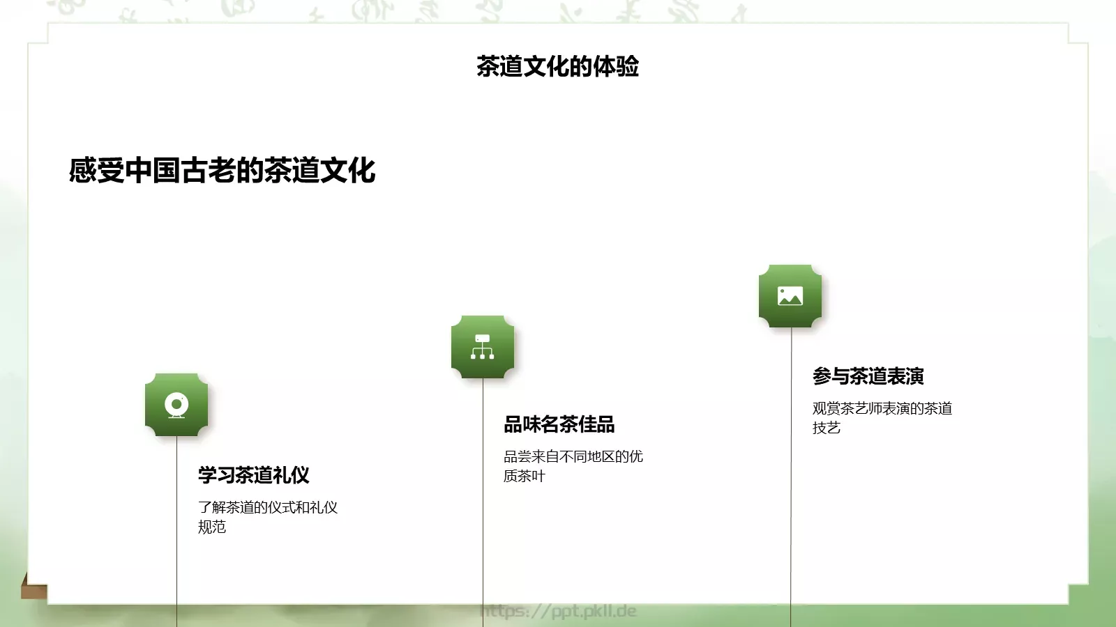 茶道艺术宣讲PPT模板 第 19 页预览图