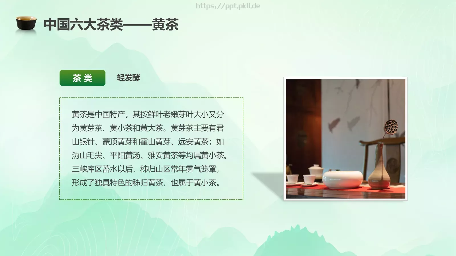 茶叶的种类培训课件PPT模板 第 7 页预览图