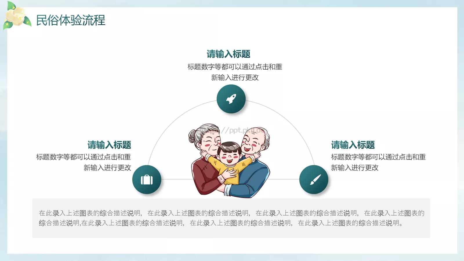 绿色系中国传统节日重阳节活动策划PPT模板 第 14 页预览图