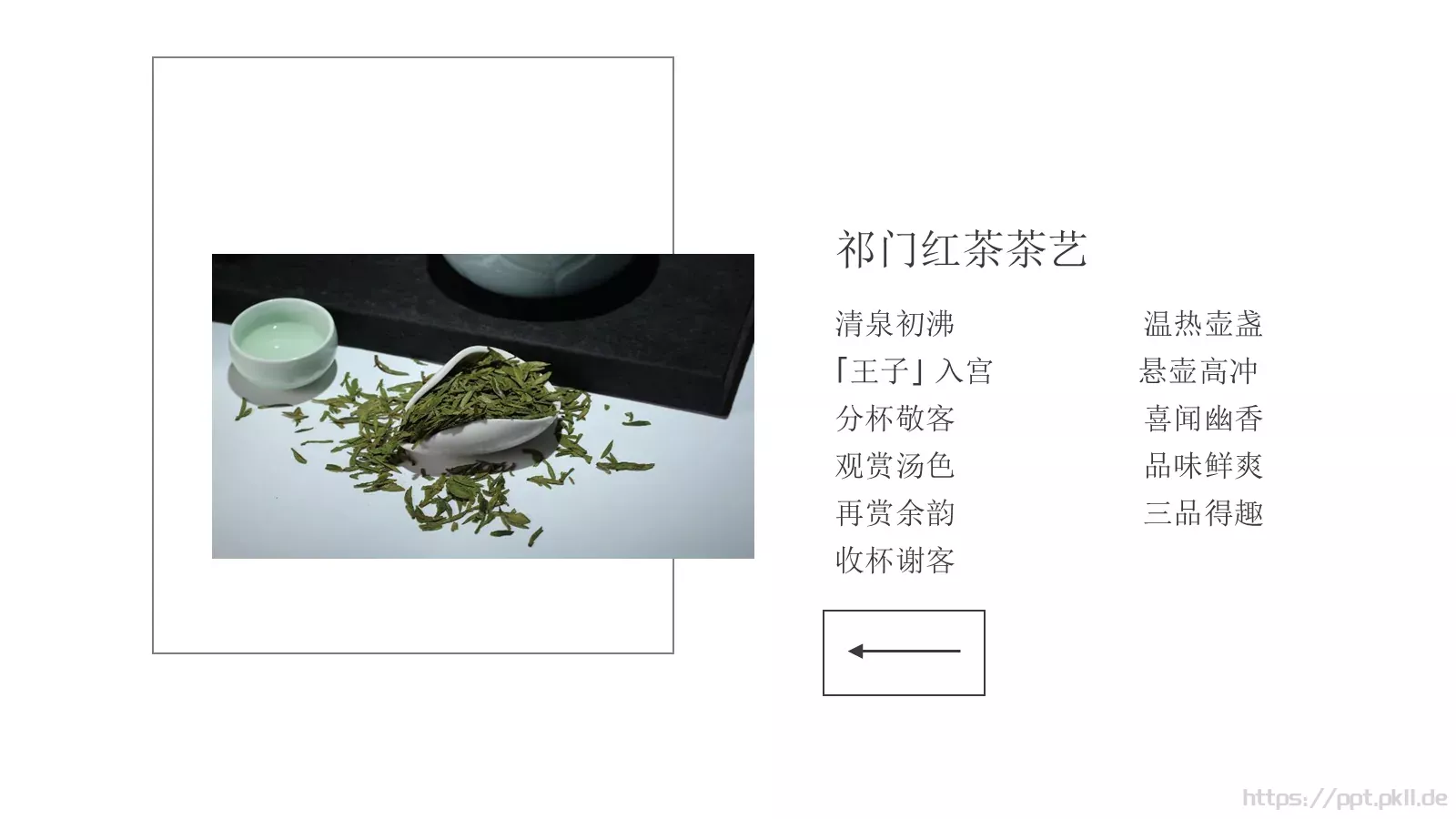 茶文化产品介绍画册PPT模板 第 12 页预览图