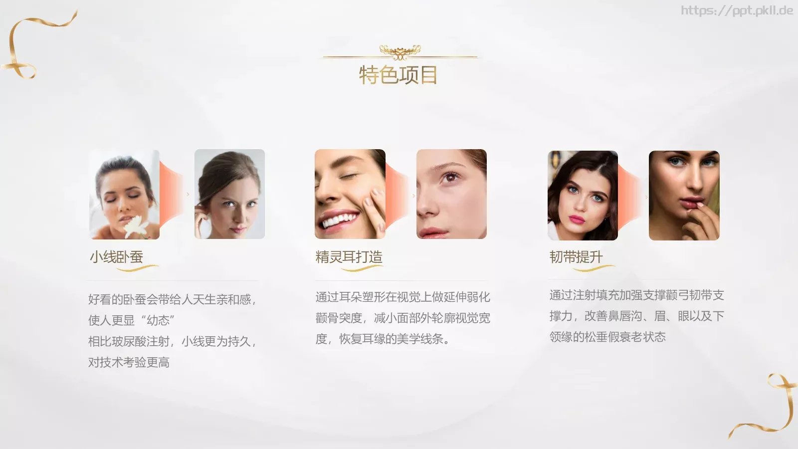 美妆美容通用PPT模板 第 10 页预览图