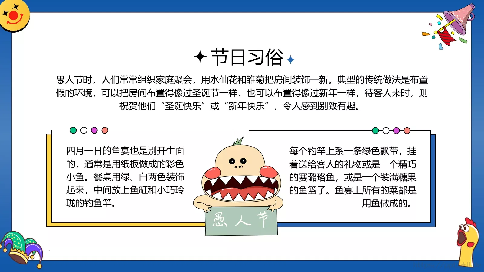 愚人节宣传策划PPT模板 第 12 页预览图