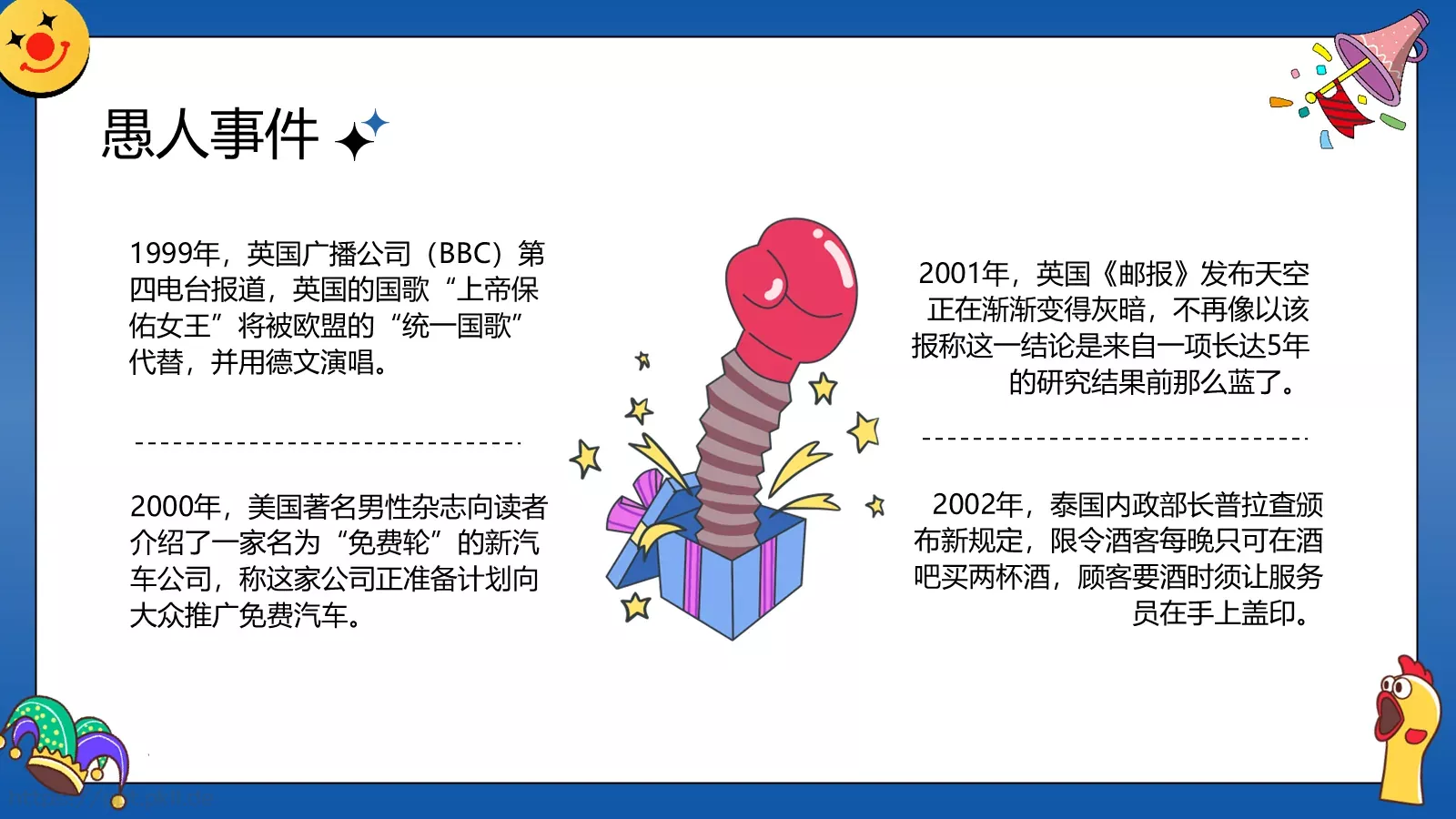 愚人节宣传策划PPT模板 第 19 页预览图
