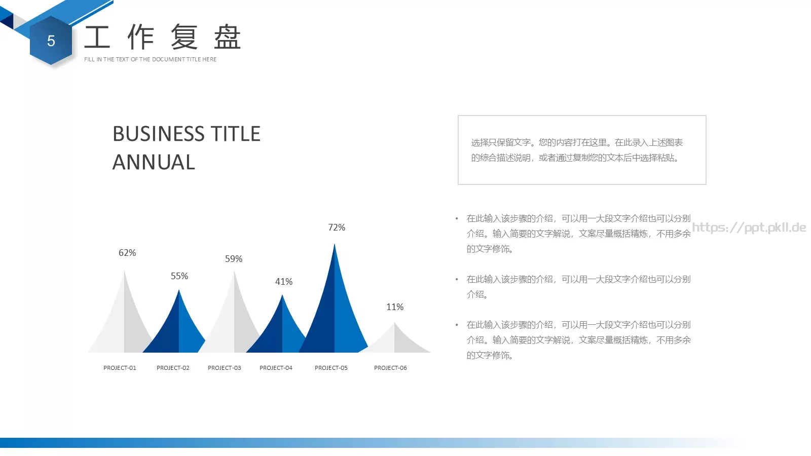 工作总结PPT模板 第 5 页预览图