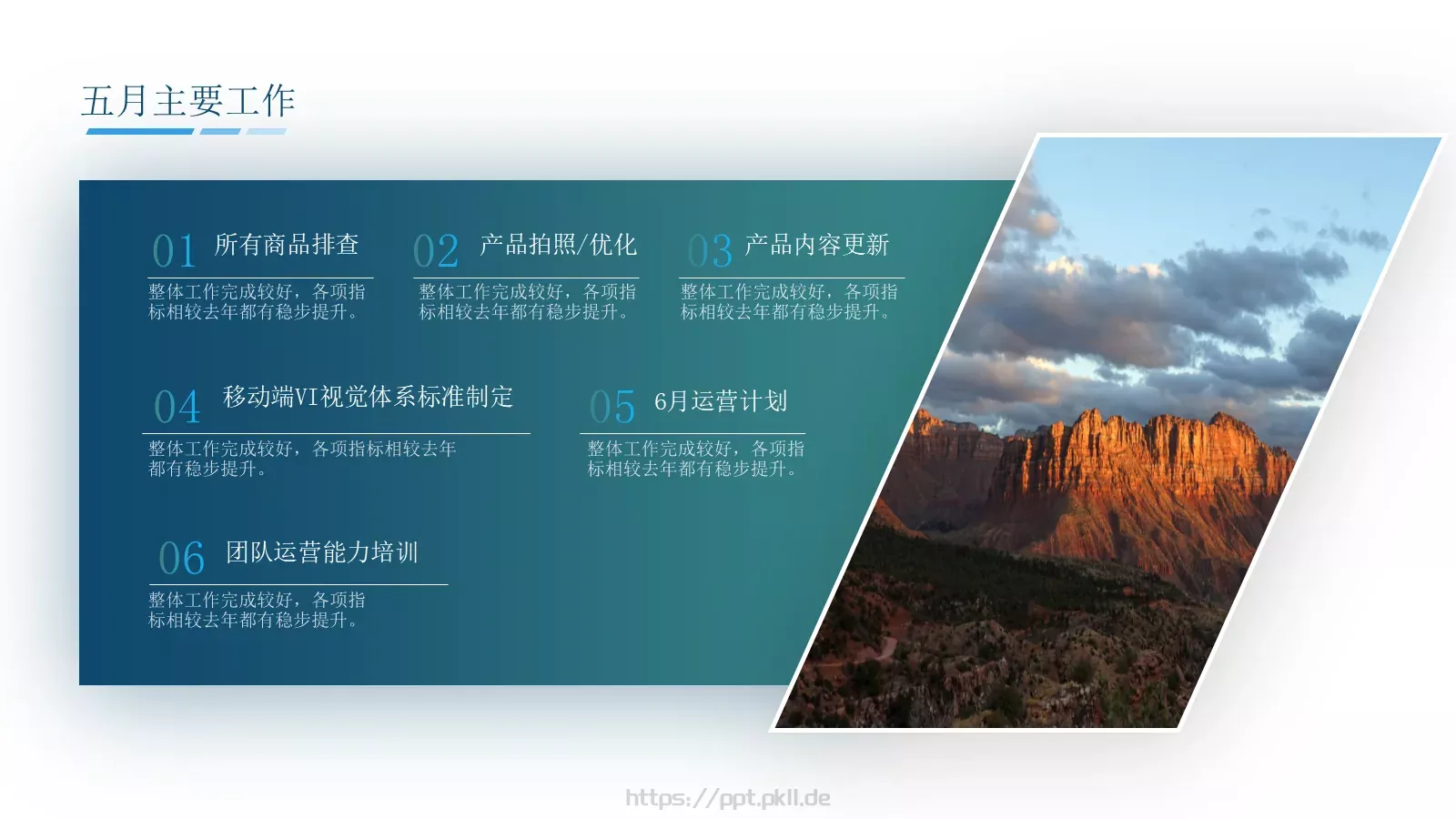 电商运营部工作总结PPT模板 第 6 页预览图