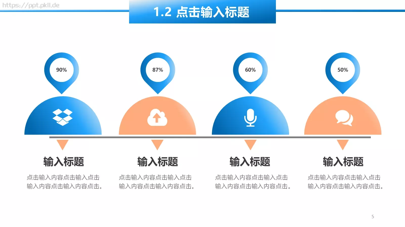 工作汇报PPT模板 第 5 页预览图