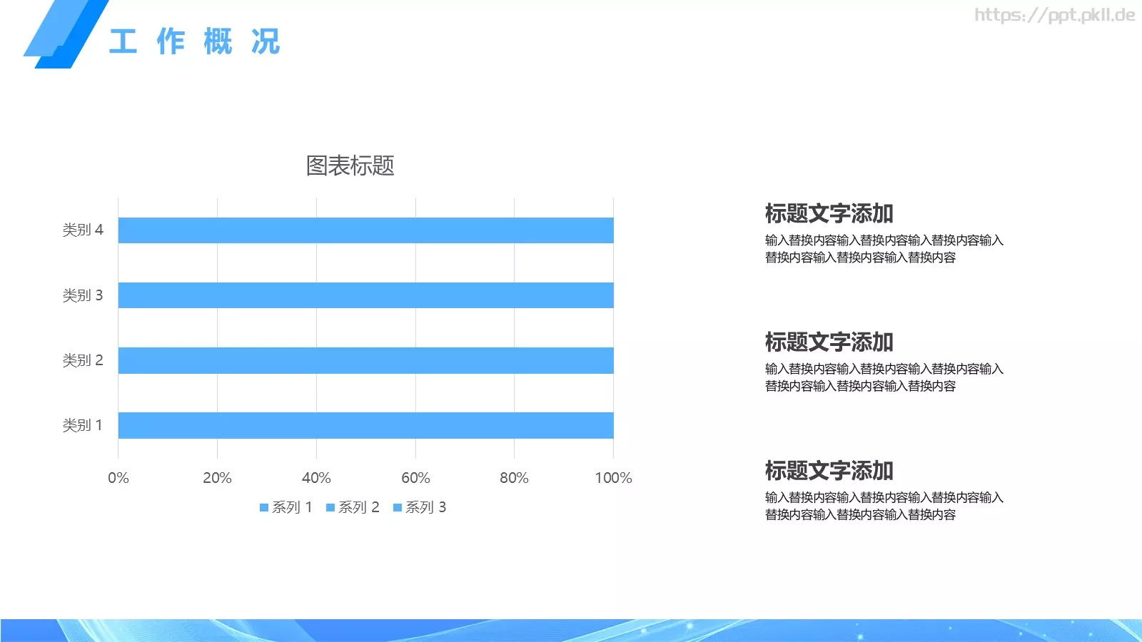 蓝色年终工作汇报PPT模板 第 4 页缩略图