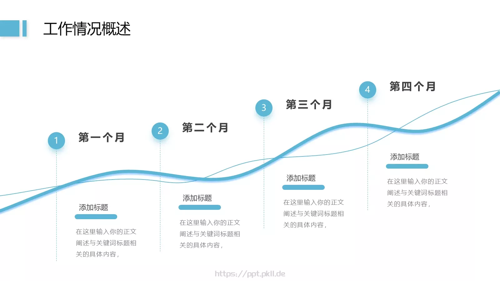 第三季度工作汇报PPT模板 第 5 页预览图