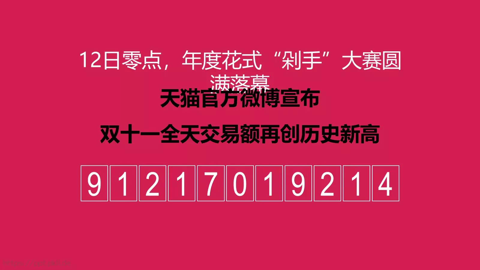 解读天猫双十一数字背后的秘密PPT模板 第 2 页缩略图