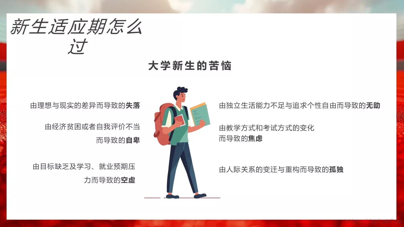 大学新生开学第一课PPT模板 第 22 页预览图