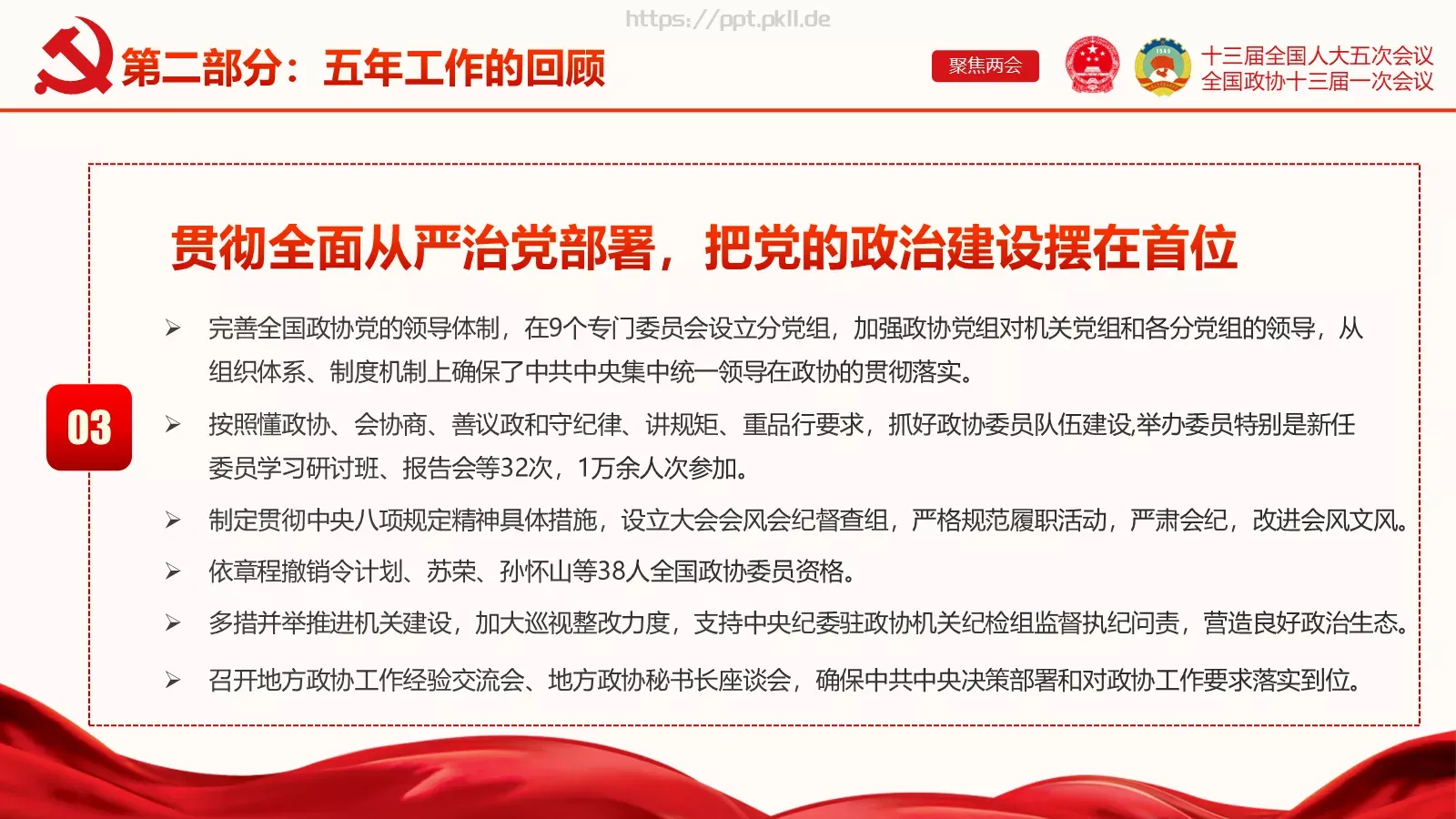 聚焦两会解读PPT模板 第 30 页预览图