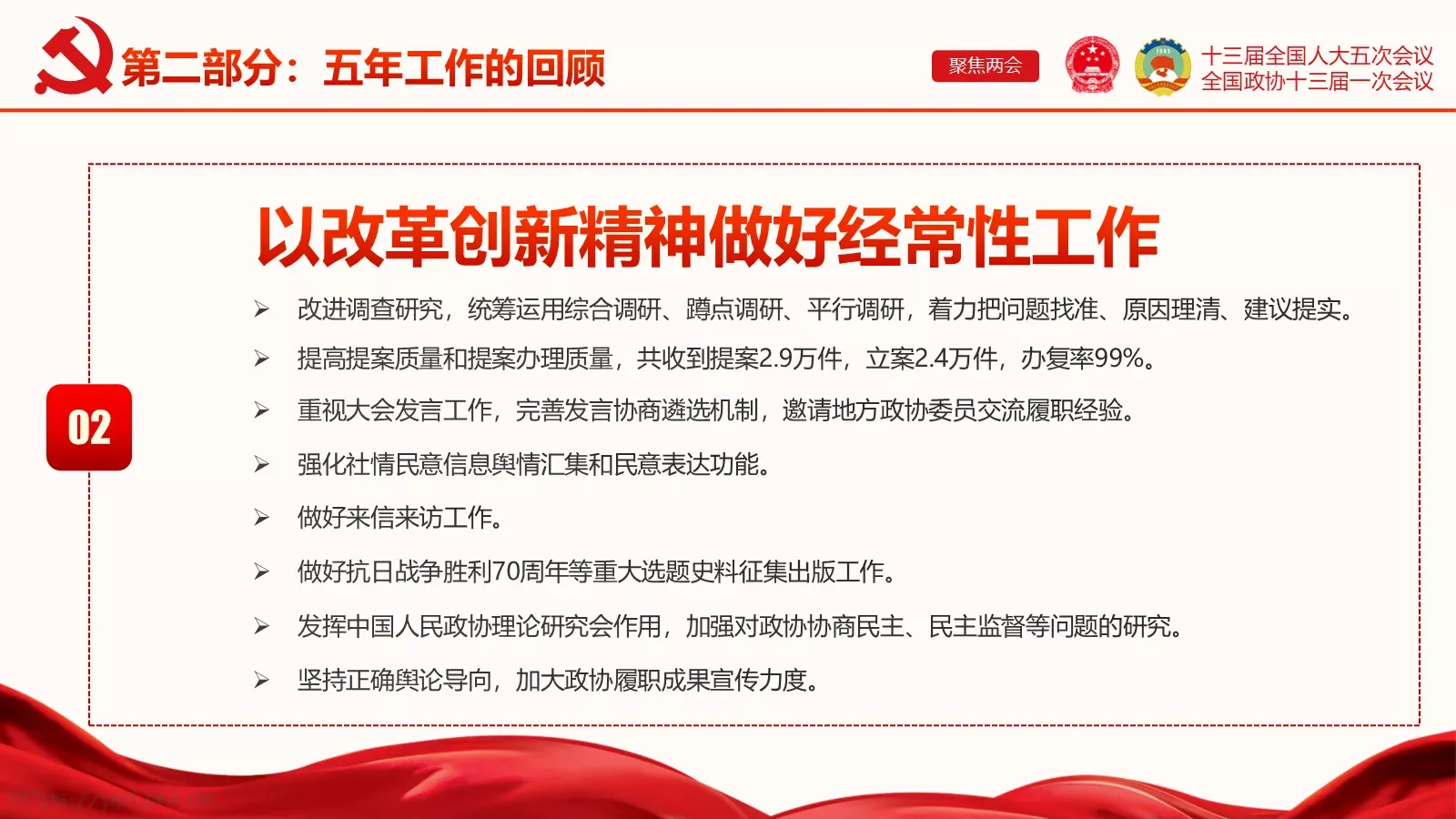 聚焦两会解读PPT模板 第 29 页预览图