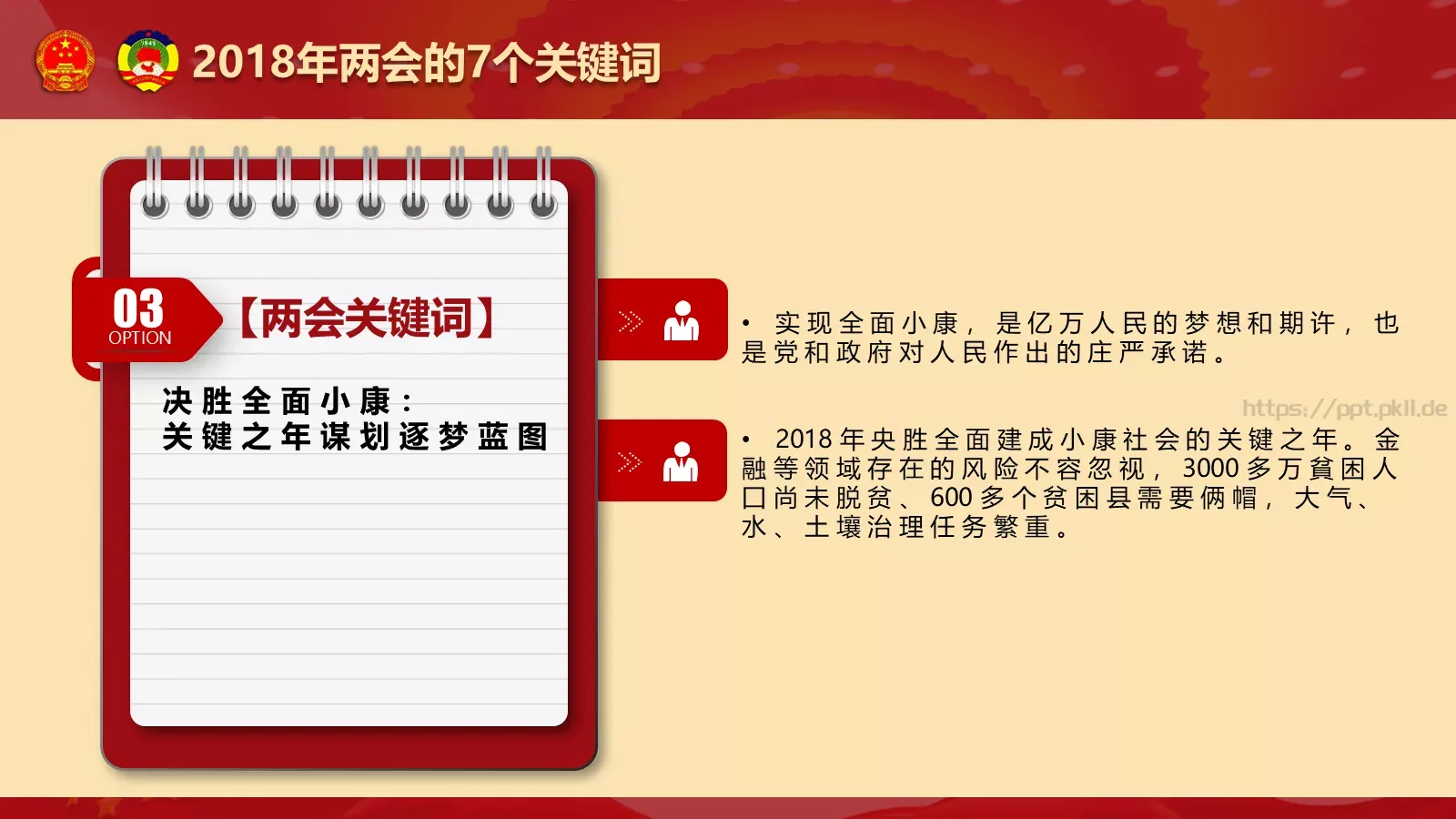 2018两会解读第一季PPT模板 第 17 页预览图