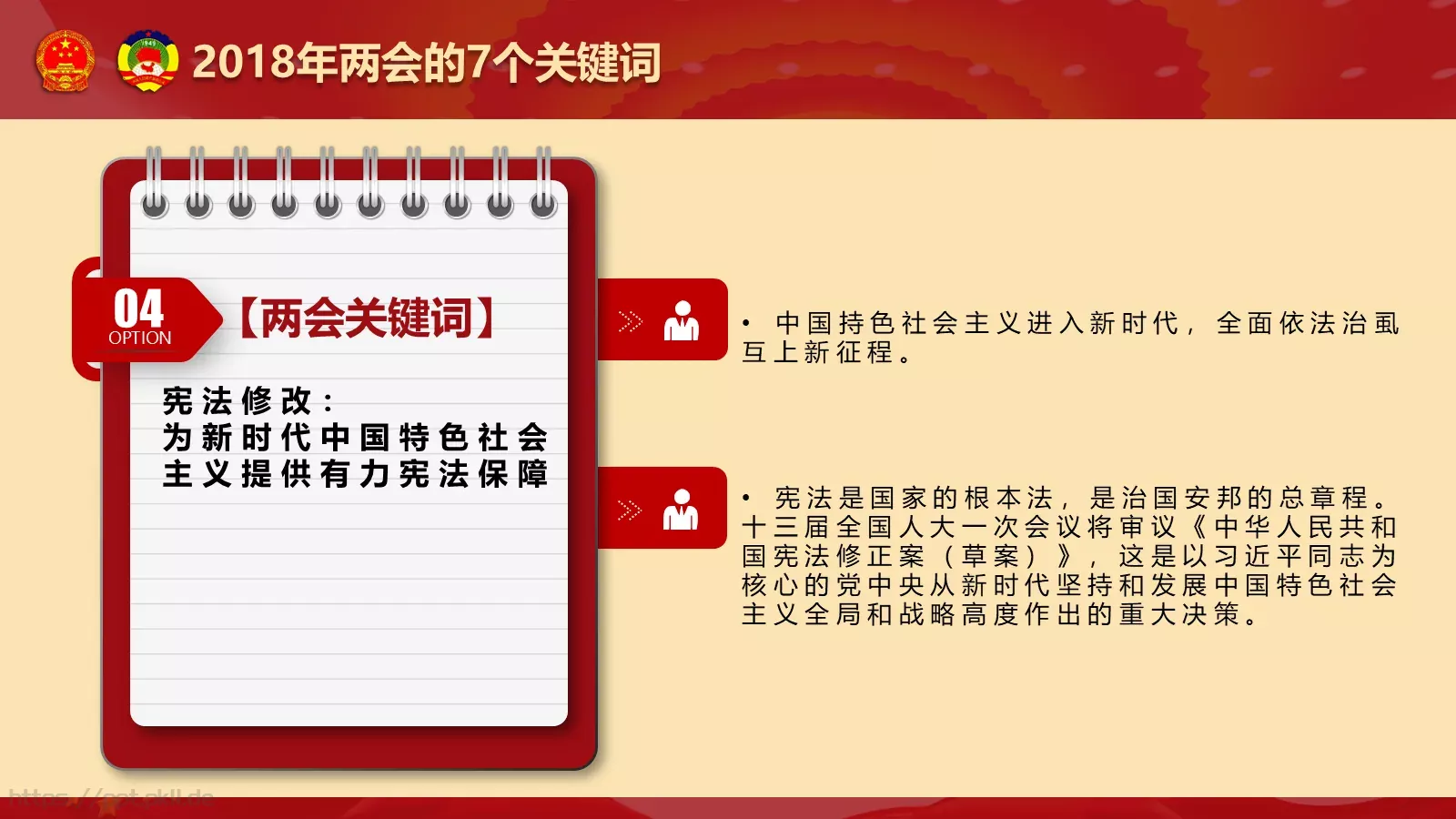 2018两会解读第一季PPT模板 第 19 页预览图