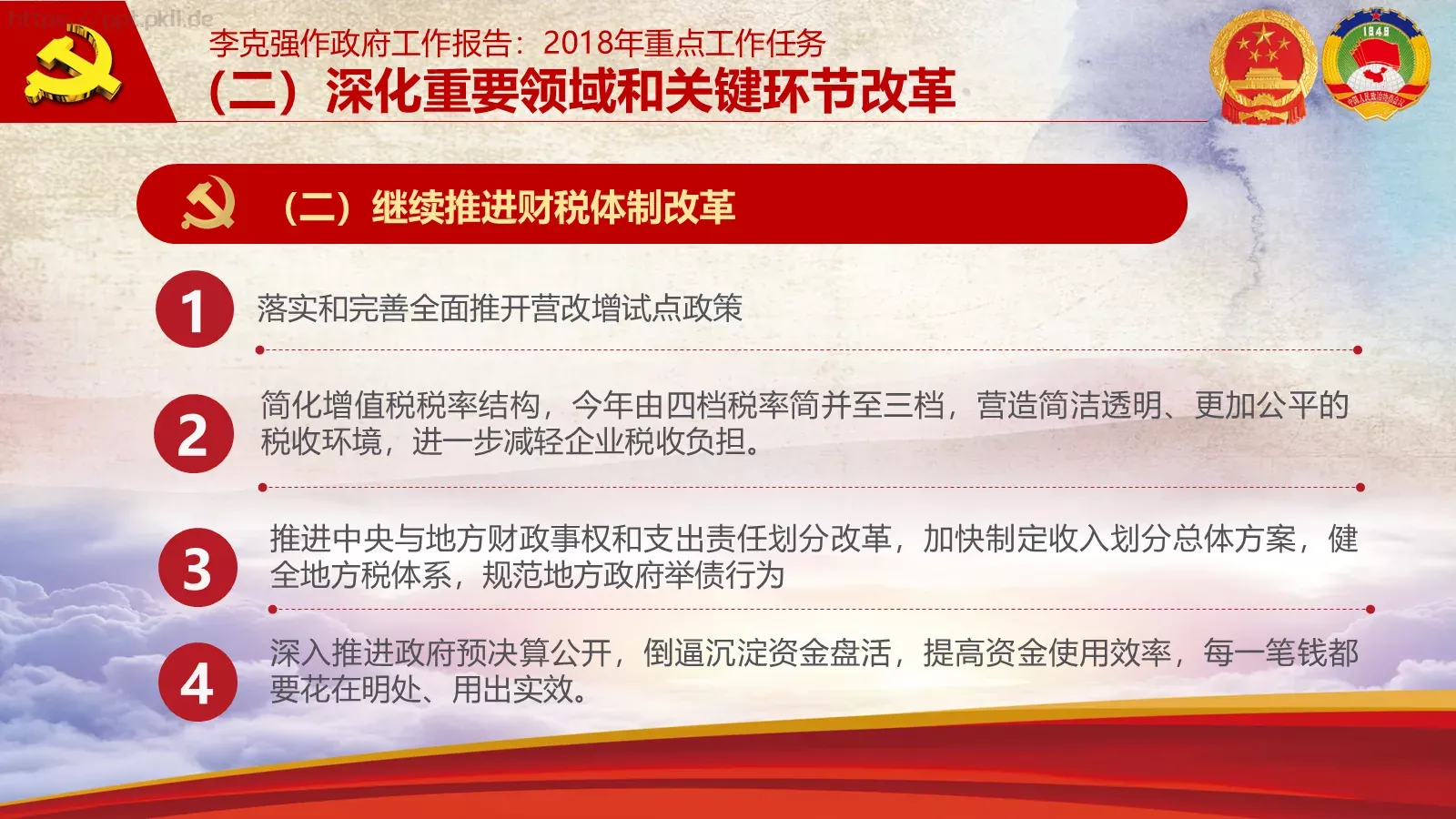 2018两会解读第一季PPT模板 第 14 页预览图