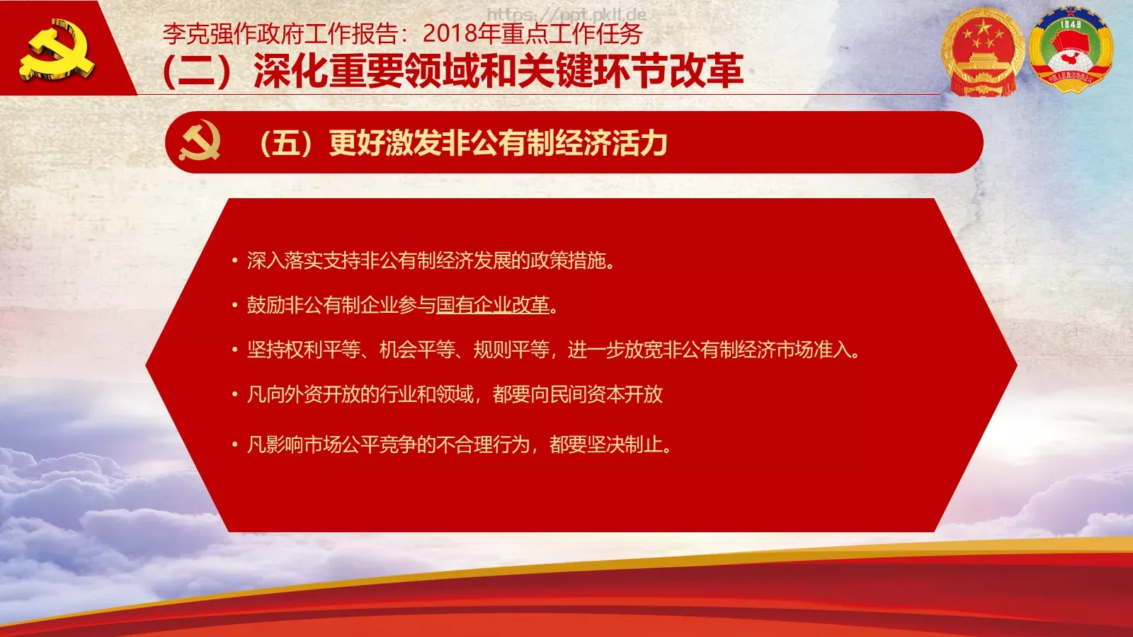 2018两会解读第一季PPT模板 第 17 页预览图