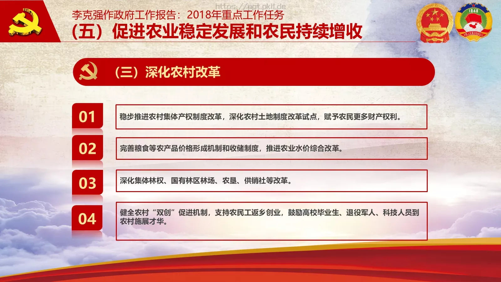 2018两会解读第一季PPT模板 第 35 页预览图