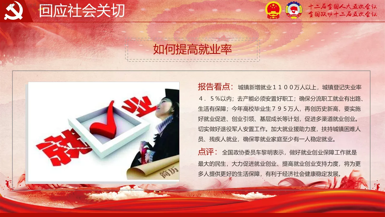 2018两会解读第一季PPT模板 第 29 页预览图