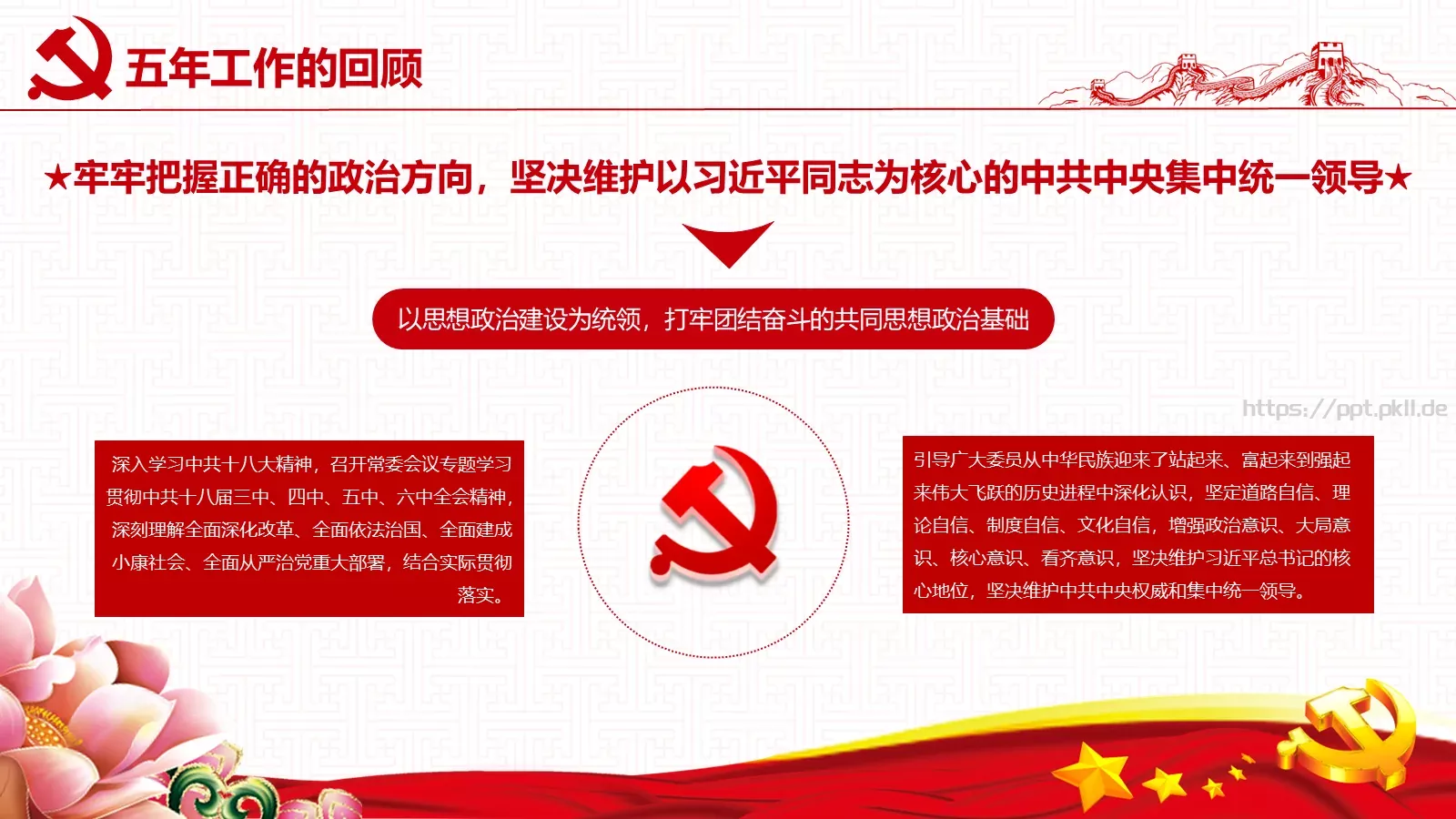 2018两会解读第一季PPT模板 第 13 页预览图